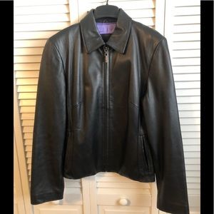 COLEBROOK & CO Black Leather Jacket
